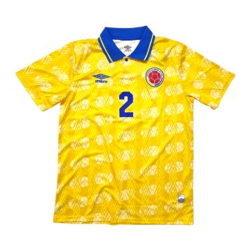 Camiseta Selección Colombia 1994 amarilla