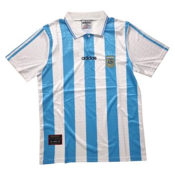 Camiseta Argentina 1994 retro local blanca y celeste