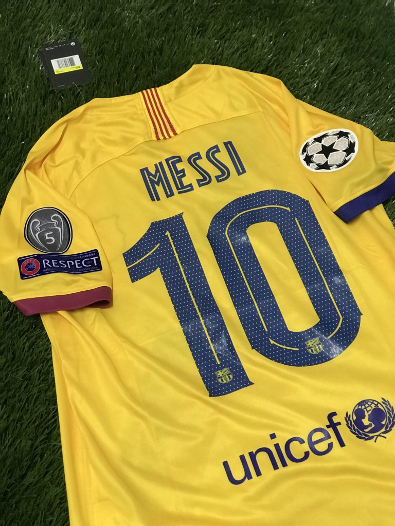 Camiseta Barcelona Versión Jugador Amarilla 2019-2020 - Fútbol de Primera