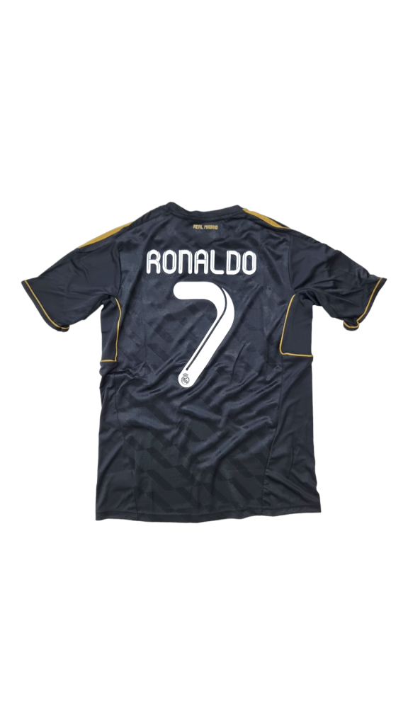 Camiseta Real Madrid 2011-2012 negra retro Cristiano Ronaldo - Fútbol ...