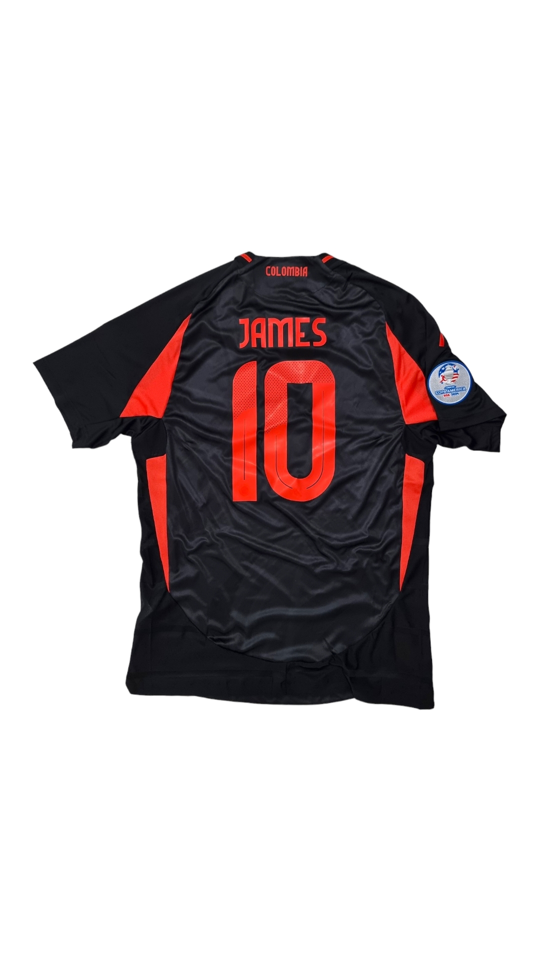 Camiseta Selección Colombia 2024-2025 visitante negra versión jugador