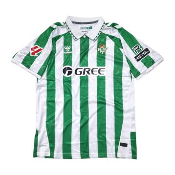 Camiseta Real Betis 2024-2025 local verde y blanca versión fan