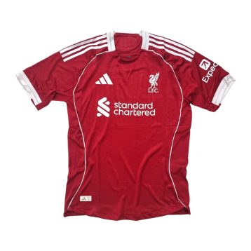 Camiseta Liverpool 2025-2026 local roja versión jugador
