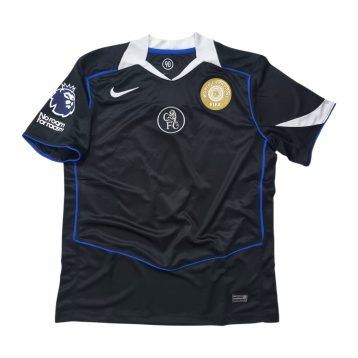 Camiseta Chelsea 2025-2026 visitante negra total 90 versión fan