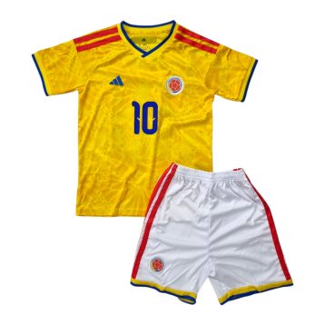 Uniforme Colombia 2026 local amarillo para niño